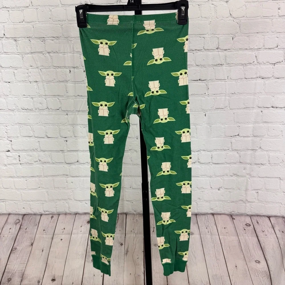 Hanna Andersson Baby Yoda Grogu Long Sleeve Pants Character Pajamas Size 10